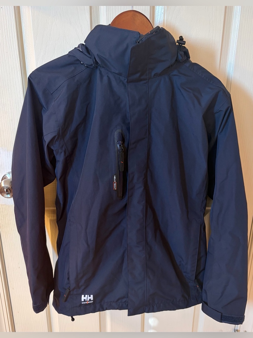 Helly Hansen Workwear Manchester Waterproof Shell Jacket - Men’s Small, Navy